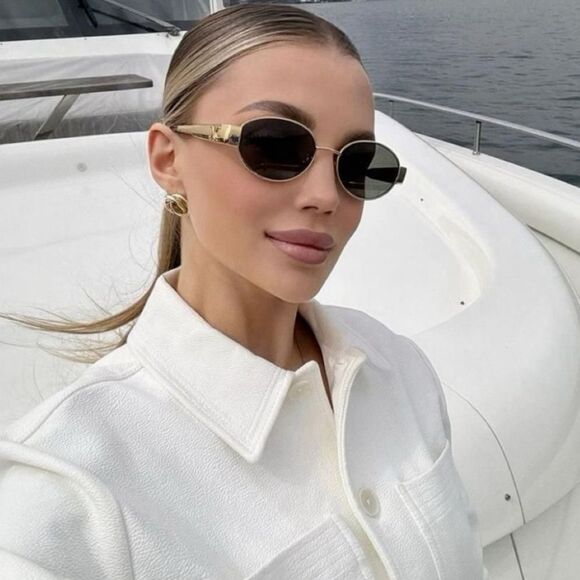 Gold Celine Sunglasses - Picture 2 of 5